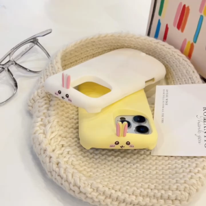 3D cartoon Usachijiyi silicone phone case for iPhone 13 14 15 16 Pro Max casing Cartoon animal soft silicone protective cover for iPhone case