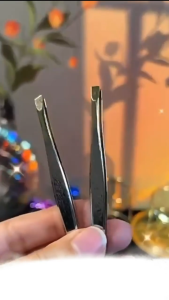 Julien Tweezer Black Stainless Steel Hair Removal Tool Personal Grooming Tool