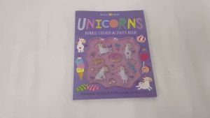 Unicorns Bubble Sticker Activity Book For Kids with Games Puzzles & Unicorn Press Outs
