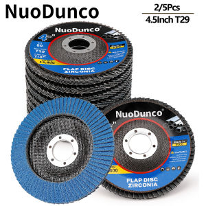 2/5pcs T29 Flap Discs 115mm Angle Grinder Sanding Discs 4.5 Inch Grinding Wheel Flap Discs for Metal Removal Abrasive Tool