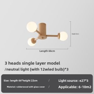 SUOYAN | Simplistic Versatile Wooden Lamp with Full Spectrum