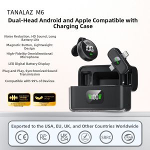 TANALAZ | Wireless Clip-On Bluetooth Microphone