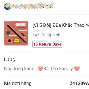 [Đũa Xào Nấu] [1 Đôi] Mẫu 320 Tiêu Chuẩn Đũa Buông Hàm Tân KOMORA Chịu Nhiệt Tốt Không Cong Vênh