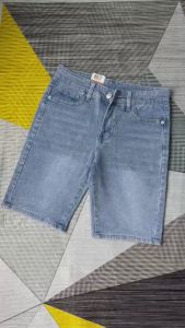 Quần short jean nam XANH TRƠN đẹp phong cách 2024 vải jean dày mềm kiểu dáng trẻ trung đúng form giá tốt