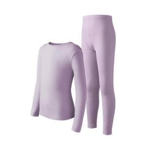 YOUKESHU | Warm Plant Childrens Underwear Set Autumn Winter Clothes For Girls And Boys Age 4 To 13 Comfortable Breathable Innerwear Set