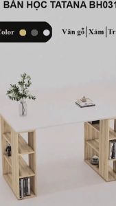 FREESHIP HCM - Bàn Học Bàn Làm Việc Gỗ MDF Tatana BH031 – có thiết kế theo yêu cầu khách hàng