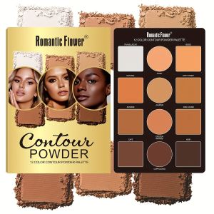 Others | 12 Colors Matte 3D Contour Pressed Powder Repair Tray Concealer Highlight Brighten Women Cosmetics Beauty Makeup