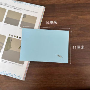 Cartoon Color Pure Color Artistic Minimalist Western-Style Medium Printable Custom Theme Thick Photo Postcard Envelope