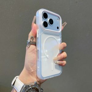 szhaiyu | Luxury Soft Shell Gradient Case For Magsafe For iPhone 18 17 Pro Max 17 Pro Non-Magnetic Wireless Charging Shockproof Cover