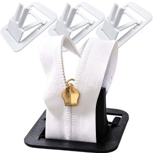 5x Quick Install Zipper Head Zipper Slider Holder Sewing Zipper Clamp Garment Zipper Pull Jig Auxiliary Tool Zipper Puller Positioning Fixture for DIY Sewing Craft