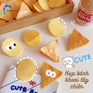 [HCM] Kẹp Giấy A4 Hình Khoai Tây Chiên Độc Đáo Dễ Thương Tiện Dụng -SOHANEI FAM