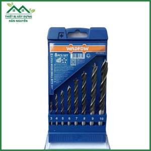 Bộ 8 mũi khoan gỗ Wadfow WSJ6B08 chân tròn kích thước từ 3mm đến 10mm