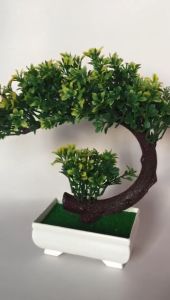 Artificial Plant Tree Window Sill Office Table Desktop Decoration Plastic Garden Fake Plant Potted Home Decor Potted Ornaments