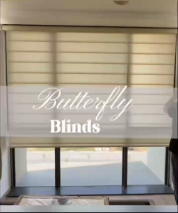 Smart Butterfly Blinds  | Motorised & Manual Options | Custom Colours