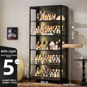 KAIPAQI | Lighted Display Storage Cabinet