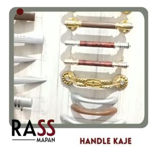Handle Tarikan Pegangan Lemari Laci Plastik KAJE 900 755 Gold Chrome Kuku Macan Flying Wheel LUSINAN