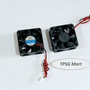 Quạt 5Cm / Cao 1.5Cm - Điện áp DC 12V (Loại 2 dây nguồn 2 Pin)