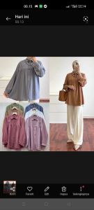 BLOUSE LINEN PURE JUMBO NS PURY 125 TERBARU
