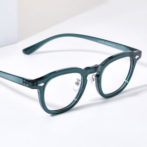 NIANZHEN กรอบแว่นตาอซิเตทแว่นตาญี่ปุ่นแว่นตาสไตล์วินเทจย้อนยุคสำหรับผู้หญิงแว่นตาดีไซน์แบรนด์ทรงสี่เหลี่ยมใหม่ผู้ชาย