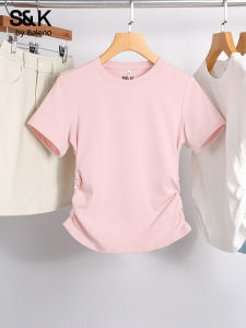 BALENO | Pink Short Sleeve T-Shirt Womens