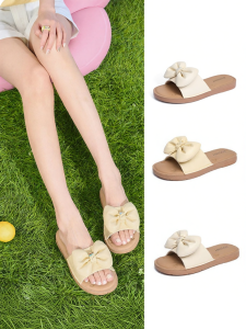 Josiny | Bow Knot Cloud Slippers