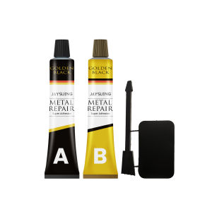 Jaysuing A + B กาวซ่อมโลหะกาวอุตสาหกรรมความแข็งแรงสูงซ่อมโลหะกาวหล่อโลหะกาวซูปเปอร์กลูอุตสาหกรรมทนความร้อนได้ใช้งานได้หลากหลายกาวยาแนวเชื่อมเย็นแข็งแรงซ่อมแซมตัวนำกาว AB เหนียว