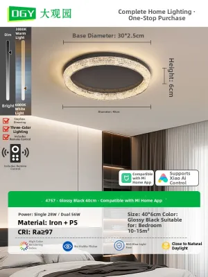 DGY | Italian Luxe Minimalist Crystal Ceiling Light