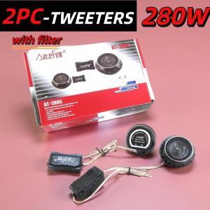 280W Car Tweeters With Filter Stereo Speakers Soft Dome Silk Film Balanced Car Audio Speaker Boxes