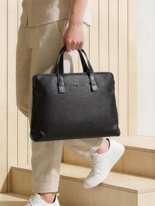Pierre Cardin | Túi Xách Công Việc Da Thật Mới 2026