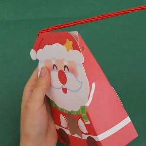 คอมพิวเตอร์ ถุงหูหิ้วกระดาษแข็ง ลายคริสต์มาส ใส่ ของขวัญ ขนม ขนาดเล็ก