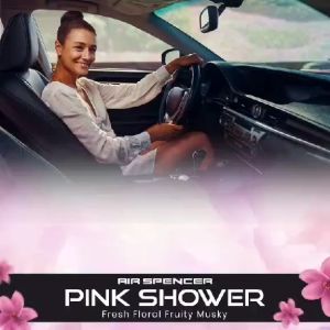Air Spencer Car Air Freshener with Holder (Pink Shower A42)