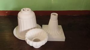 สินค้ามาใหม่ กระถางพลาสติกสไตล์โรมัน (แจกเสียง) ทรงสูง (ราคาต่อ 1 ใบ)