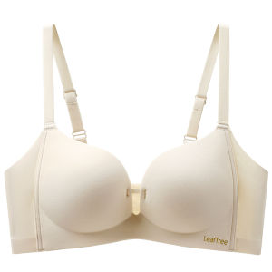 Seamless Thickened Palm Cup Bra Invisible Underwear Small Chest Appears Large Cartoon Style Breast Gathering Summer New Hot Sale