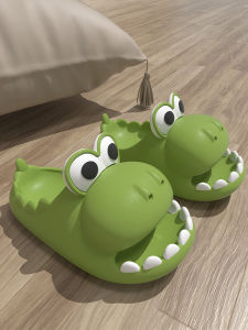 Summer Outdoor Thick Bottom Anti-Slip Cute Cartoon Home Slippers Womens Indoor Shoes Couple Matching Slip-On EVA Comfortable