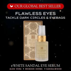 Spa Ceylon Ayurveda WHITE SANDAL Soothing Eye Serum 30ML
