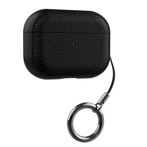 Faux Leather AirPods Case for 1/2/3/Pro/4 | Lychee Texture Cover with Keychain | Shockproof Wireless Charging Stylish Accessory