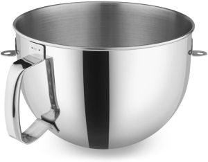 KitchenAid KA7QBOWL Stainless Steel Mixing Bowl for 7 Quart Bowl-Lift Stand Mixer Mixing Bowl with Ergonomic Handle