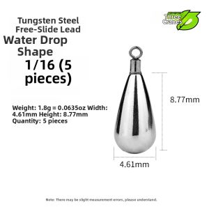SANZHILUCI | Tungsten Slide Lead Fishing Weight
