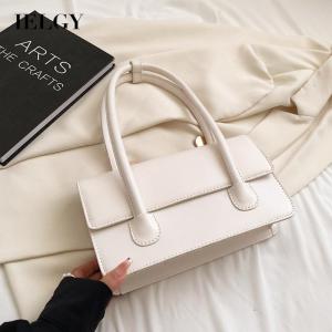 IELGY Túi Vuông Nhỏ Đeo Một Bên Vai Màu Trơn Cho Nữ Street Shot