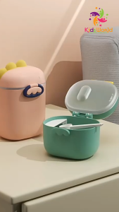 Hộp đựng sữa bột hình khủng long - Dung tích 400ml & 800m Thiết kế dễ thương – An toàn tuyệt đối