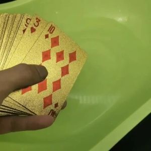 Waterproof PVC Pure Black Magic Box-Packed Plastic Playing Cards 54pcs Cards Set Deck Poker Classic Magic Tricks Tool Board Game