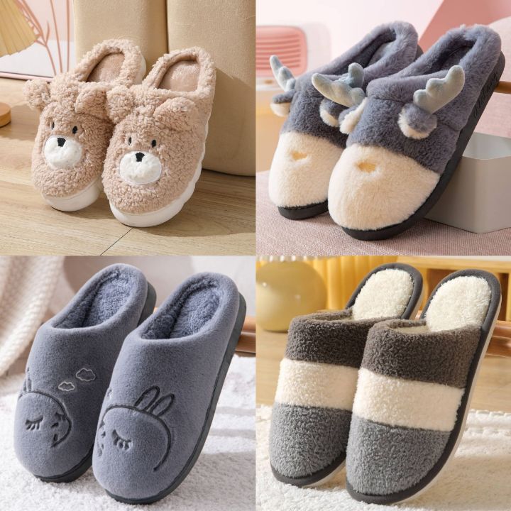🍁READY STOCK🍁Indoor Slippers Kasut Kapas Tertanam Dalam Rumah 🌿Tidak ...