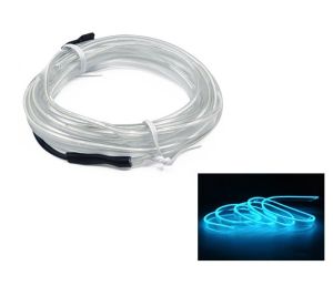 3M Car Interior Led Decorative Lamp EL Wiring Neon Strip For Auto DIY Flexible Ambient Light Party Atmosphere Diode