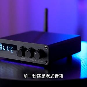 Bộ Khuếch Đại Amplifier Bluetooth Màn Hình LED Kỹ Thuật Số AUX RCA COAXIAL OPTICAL RGB HiFi DSP Bluetooth M12 Pro