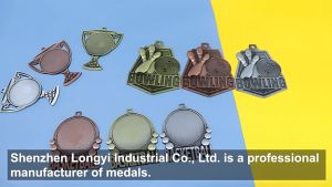 M1+Custom Metal Hanging Medal 2D/Pingat Besi/Anugerah/Hadiah/Gift/Sukan Bowling/Basketball/Award金属奖牌