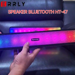 Speaker Bluetooth Disco ERRLY E93 / HT47 LED 14 RGB LIGHT SOUNDBAR Portable Wireless Stereo Bass