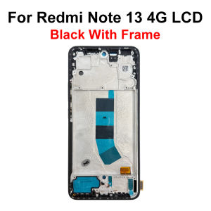6.67 Super AMOLED LCD For Xiaomi Redmi Note 13 5G Display Touch Screen Digitizer For Redmi Note 13 4G Screen Replacement Parts
