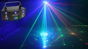 Đèn Led Laser 9 mắt đèn Laze sân khấu vũ trường phòng karaoke KTV tiệc sinh nhật đám cưới