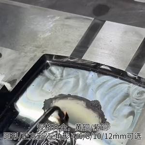 ZenArmor pneumatic ultrasonic copper grinding machine mold mirror polishing grinding edge repair and cleaning
