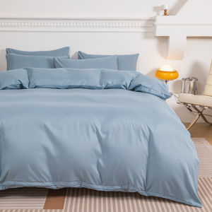 Dansunreve สีทึบผ้าคลุมผ้านวมเตียงควีนไซส์ 1ชิ้น สีล้วน/เทา/เขียวปลอกผ้านวมนูญู่หลากสีปลอกผ้านวมซูเปอร์คิงไซส์เทียงเดียวคิงไซส์